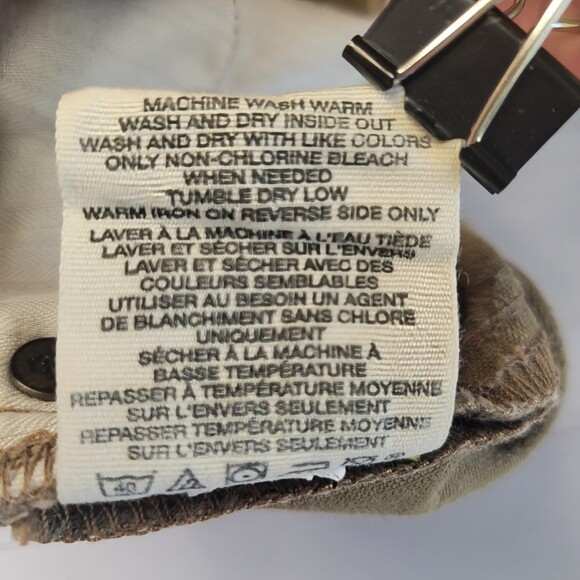 Gap limited edition 1969 brown corduroy jeans size juniors 1R - Picture 6 of 8